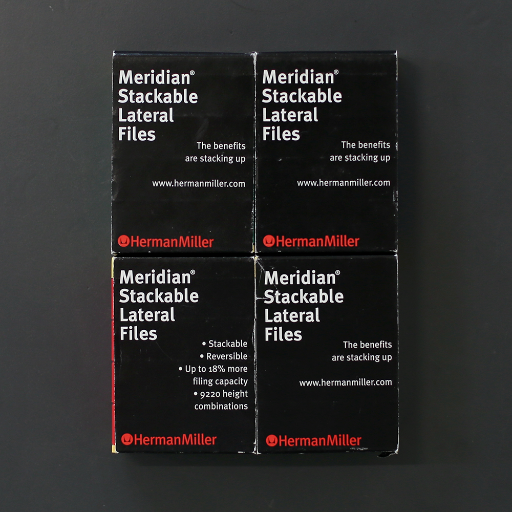 HERMANMILLER MERIDIAN STACKABLE LATERAL FILES PROMO BLOCK